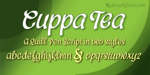 Cuppa Tea Font Download