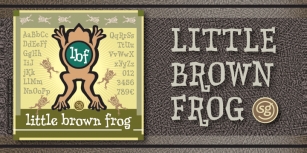 Little Brown Frog SG Font Download