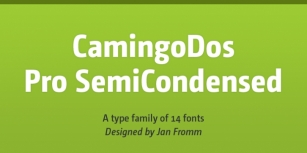 CamingoDos Pro SemiCondensed Font Download