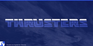 Thrusters Font Download