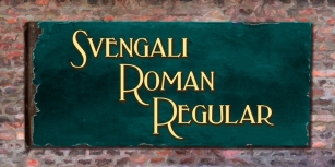 Svengali Roman Font Download