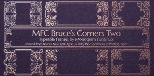 MFC Bruce Corners Two Font Download