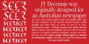 Decennie Express JY Pro Font Download