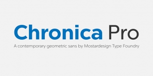 Chronica Pro Font Download