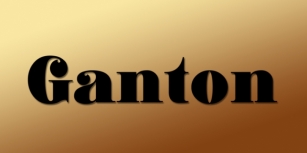 Ganton Font Download