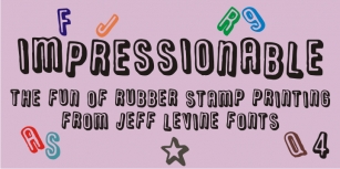 Impressionable JNL Font Download