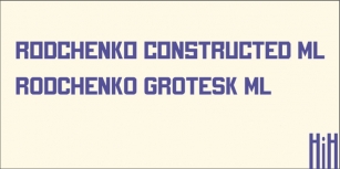 Rodchenko Constructed ML Font Download