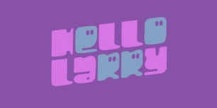 Hello Larry Font Download