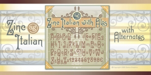 Zinc Italian SG Font Download
