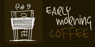 Early Morning Coffee Font Download