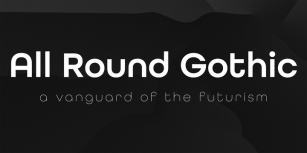 All Round Gothic Font Download