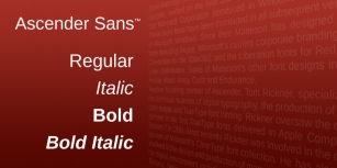 Ascender Sans Font Download