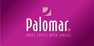 Palomar Font Download
