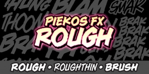 Piekos FX Rough BB Font Download
