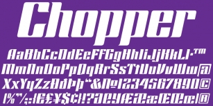 Chopper Font Download