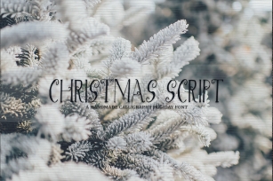 Christmas Scrip Font Download