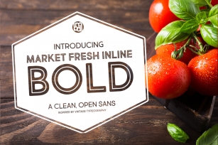 Market Fresh Inline Bold Font Download