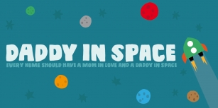 Daddy in space DEMO Font Download