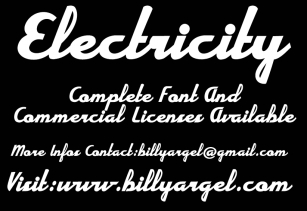 Electricity Font Download