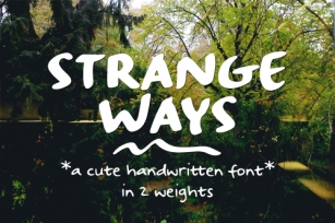 Strangeways Sample Font Download