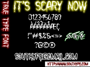 It's Scary Now S Font Download