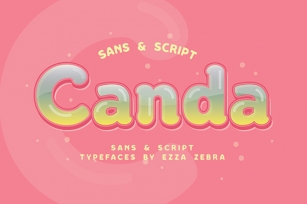 Canda Typeface (Sans & Script) Font Download