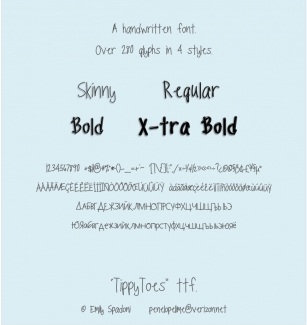 TippyToes Font Download