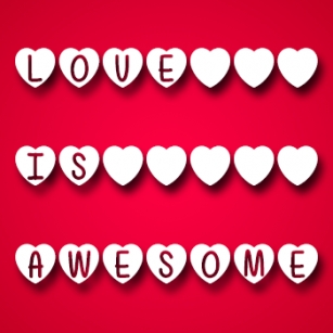 Mf Love Is Awesome Font Download