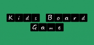 Kids board game Font Download
