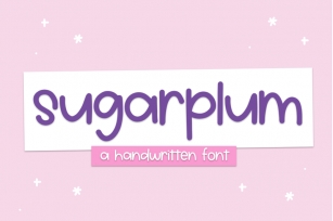 Sugarplum - Cute Handwritten Font Font Download