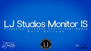 LJ Studios Monitor Large IS Font Download