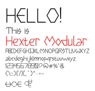 Hexter Modular Font Download