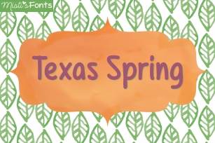 Mf Texas Spring Font Download