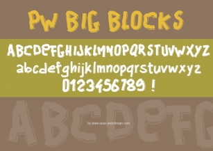 PWBigblocks Font Download