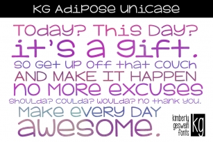 KG Adipose Unicase Font Download