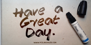 Have a Great Day Dem Font Download
