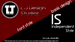 LJ Design Studios IS Font Download
