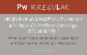 PWIrregular Font Download