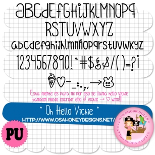 Oh_Hello_Vickie Font Download
