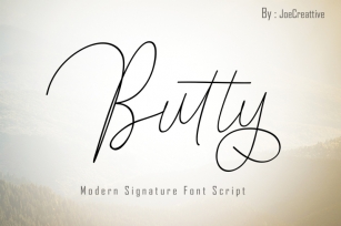 Butty Script Font Download