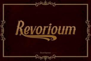 Revorioum Font Download