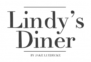 LindysDiner Font Download