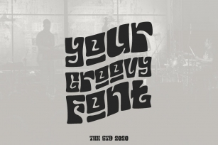 Your Groovy Font - Retro Psychedelic 70s Font Font Download