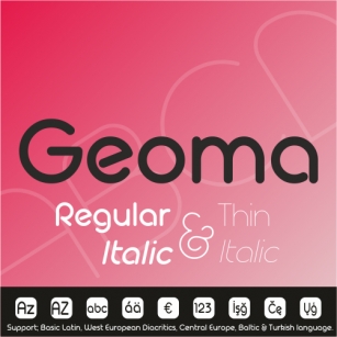 Geoma Thin Dem Font Download