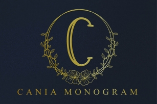 cania Monogram Font Download