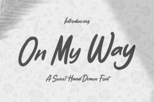 On My Way Font Download