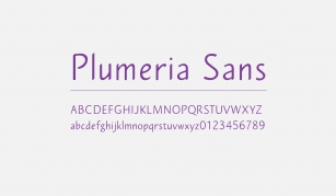 Plumeria Sans Font Download