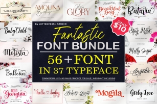 Fantastic Font Bundle Font Download