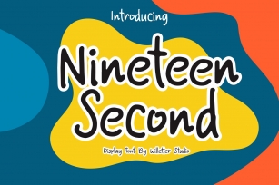 Nineteen Second Font Download