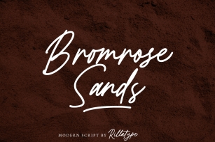 Bromrose Sands Font Download